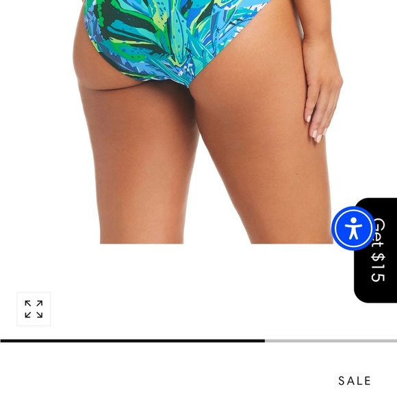 NWT‎ Beyond Control Women's Animal Haven High-Waist Tummy-Control Bikini
Bottoms - Picture 10 of 10